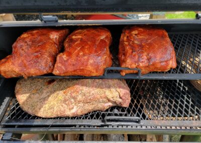 Smoked Brisket & BBQ Pork Shoulders