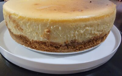 Smoked Caramel Apple Cheesecake