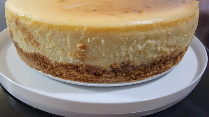 Smoked Caramel Apple Cheesecake